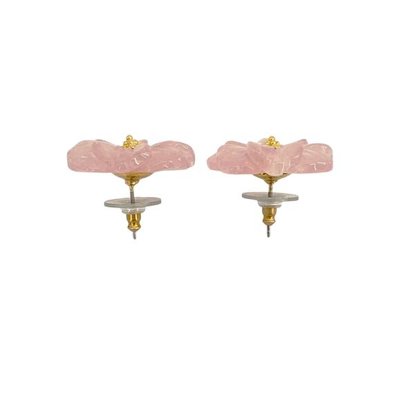JENNIFER BEHR Wynne Earrings in Rose Quartz - Picture 8 of 11